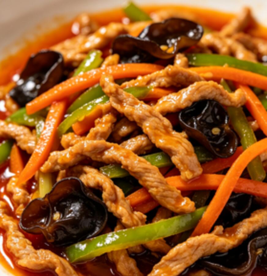 家常鱼香肉丝，酸甜微辣超下饭
